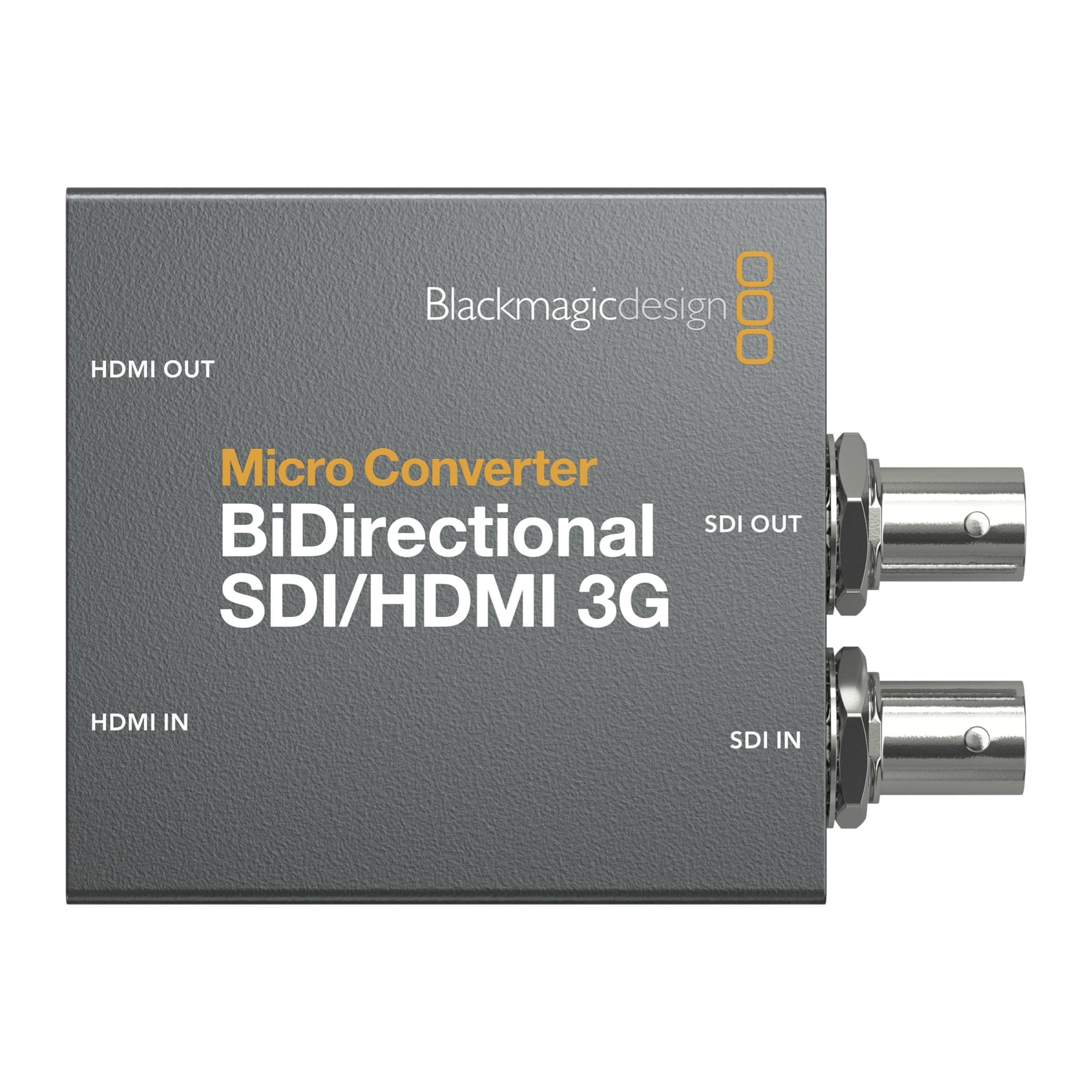 Top view of the Micro Converter BiDirectional SDI/HDMI 3G with HDMI and SDI port labels