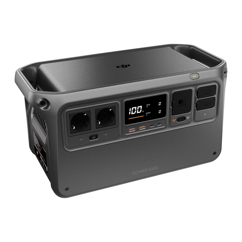 DJI Power 1000 seen from above, with the two carry handles and flat top