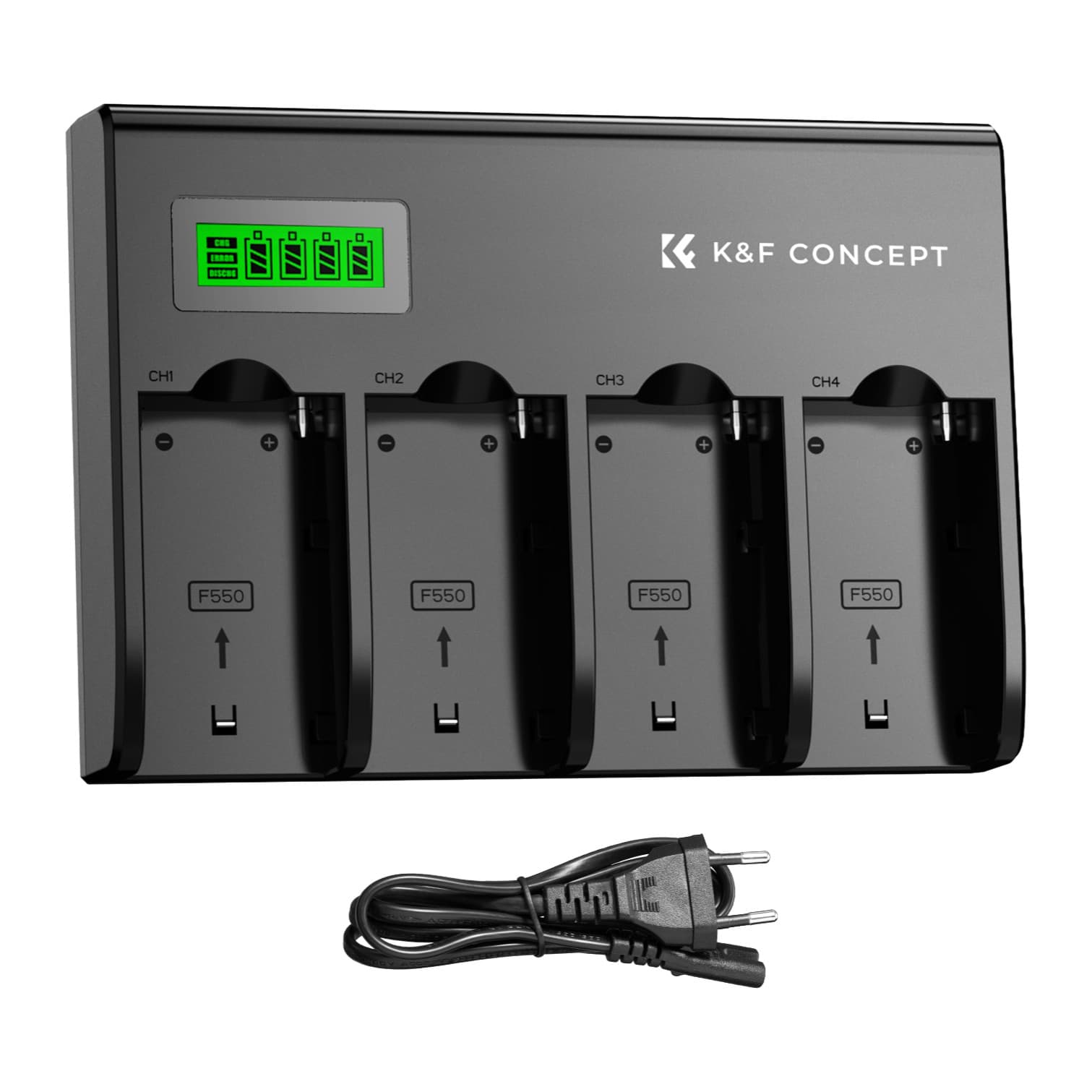 K&F Concept 4-Slot NP-F Battery Charger