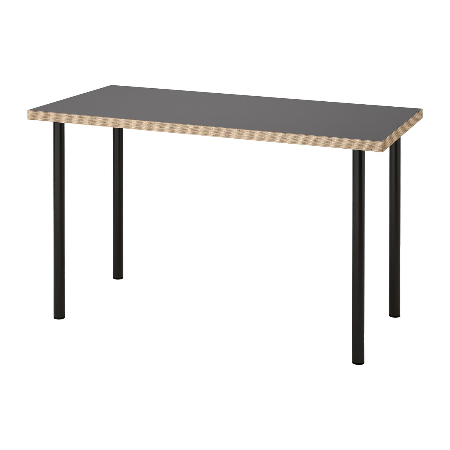 IKEA LAGKAPTEN / ADILS Table 120x60 (Dark Grey)