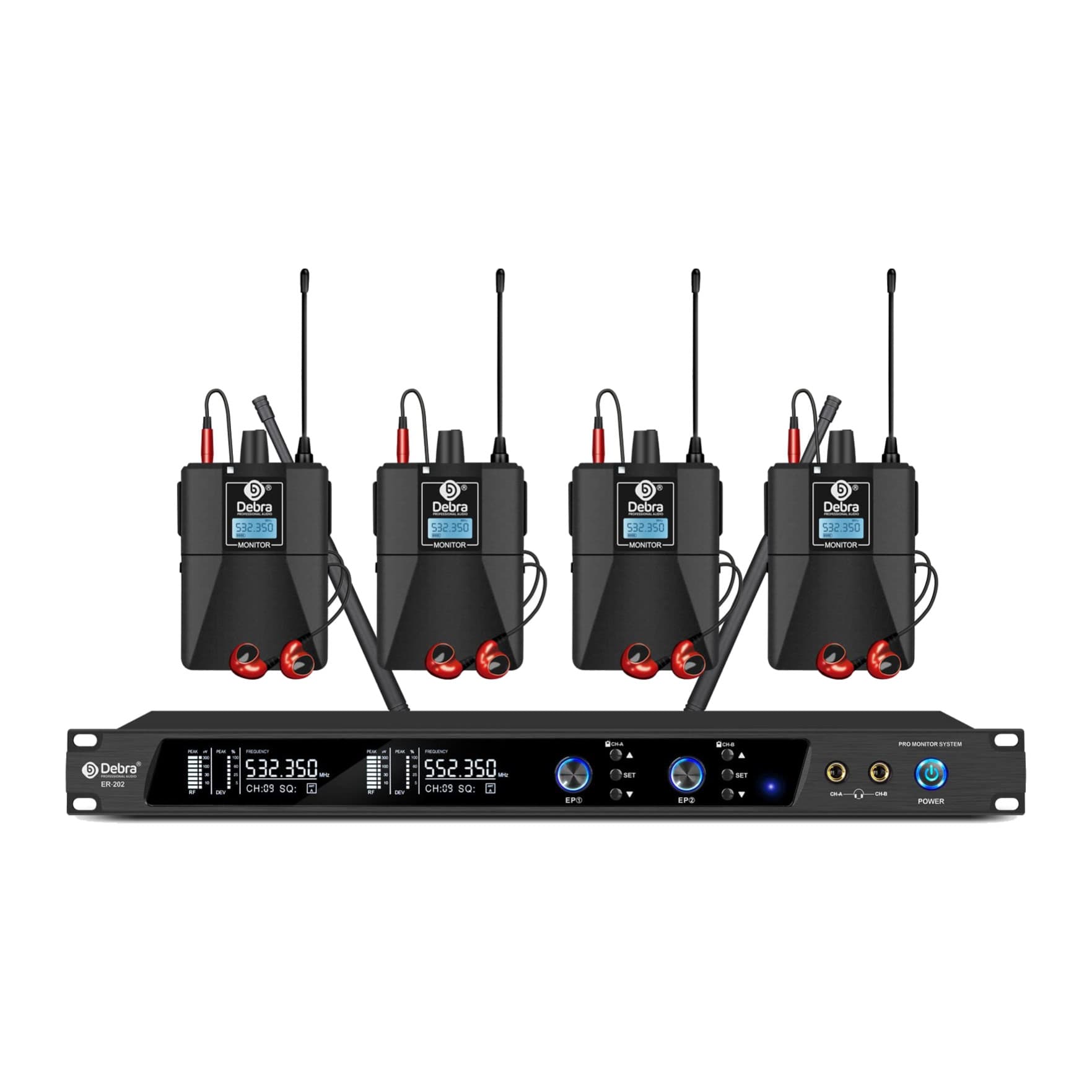 Debra ER-202 Pro In-Ear Monitor System