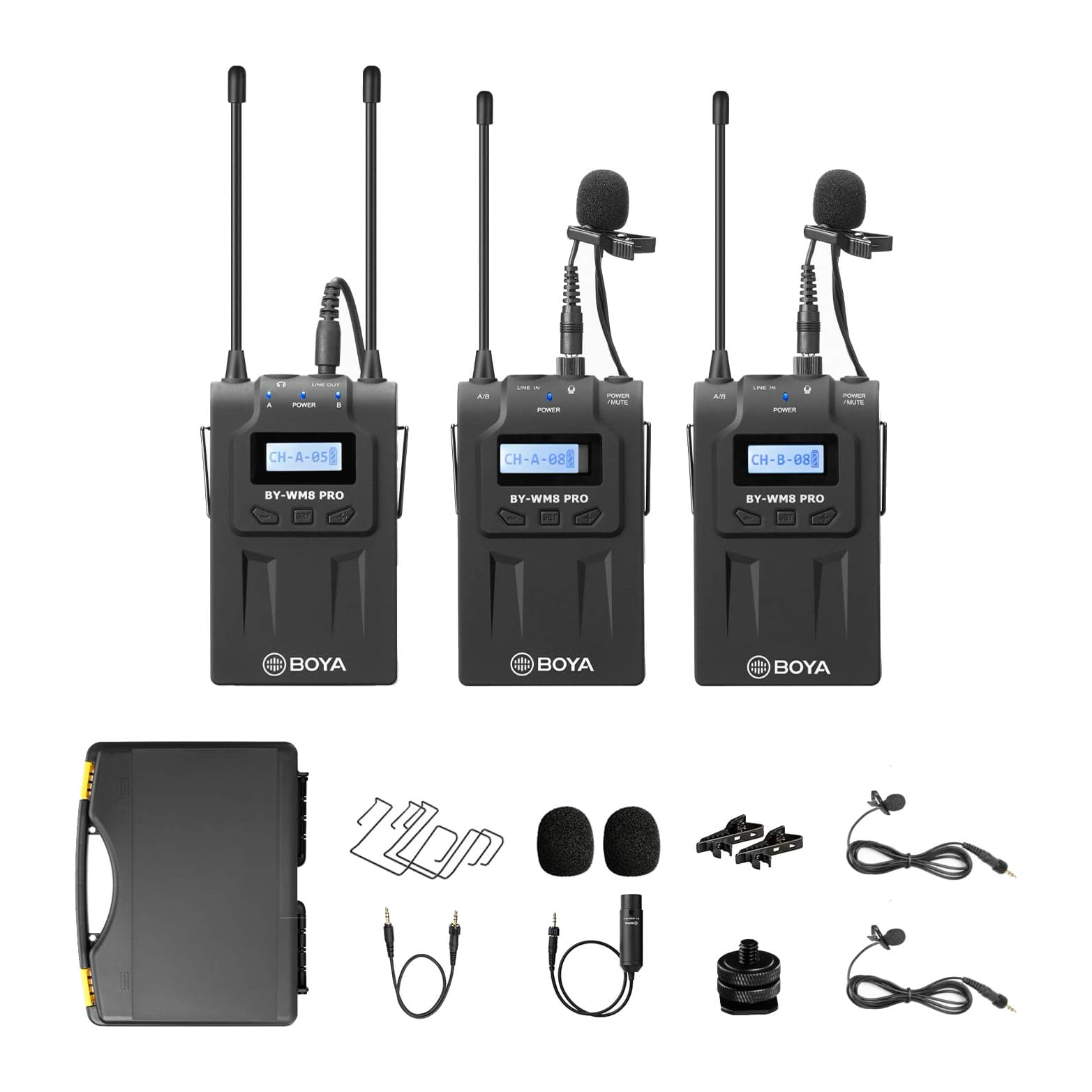 BOYA BY-WM8 Pro Wireless Microphone Kit