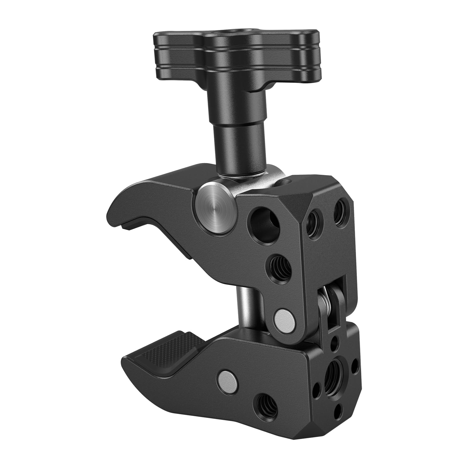 SmallRig 2220 super clamp with T-wing knob, 1/4in and 3/8in threads and ARRI locating holes