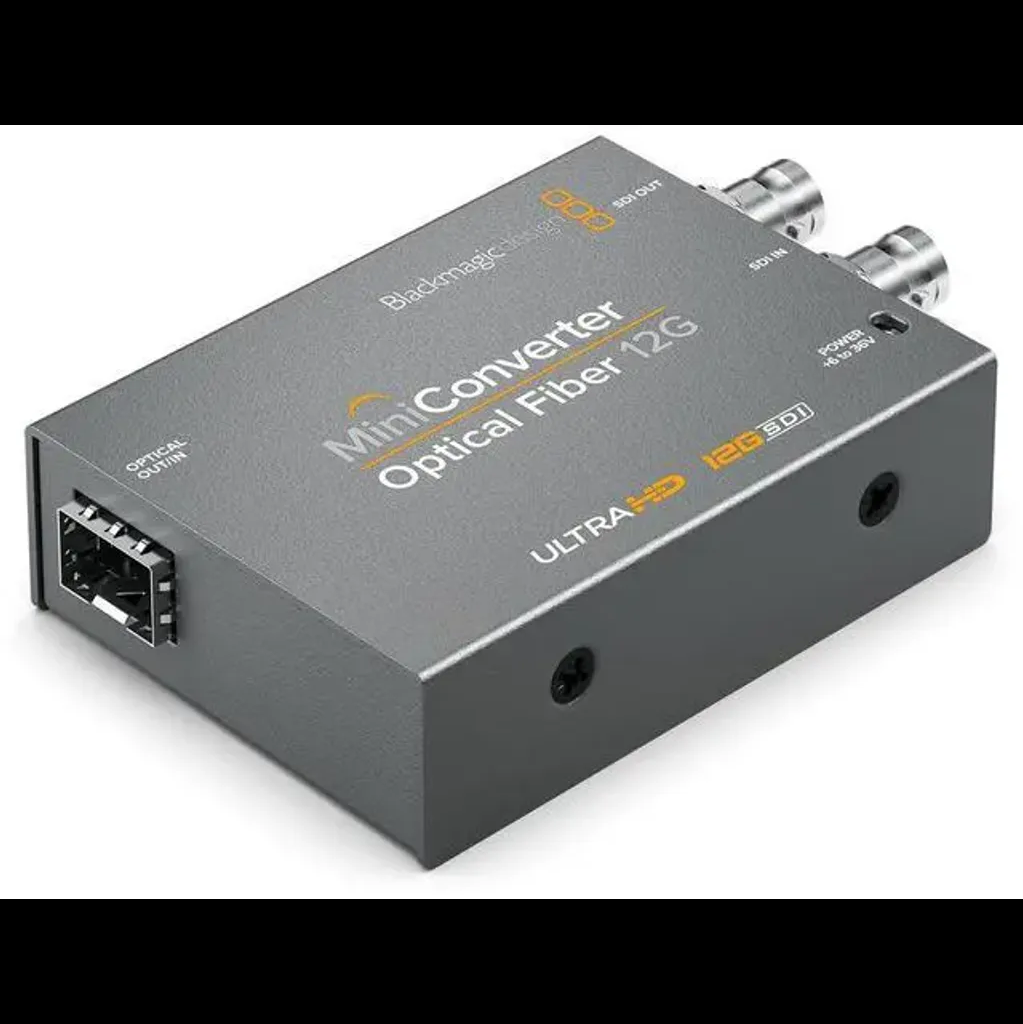 Blackmagic Mini Converter Optical Fiber 12G, 1