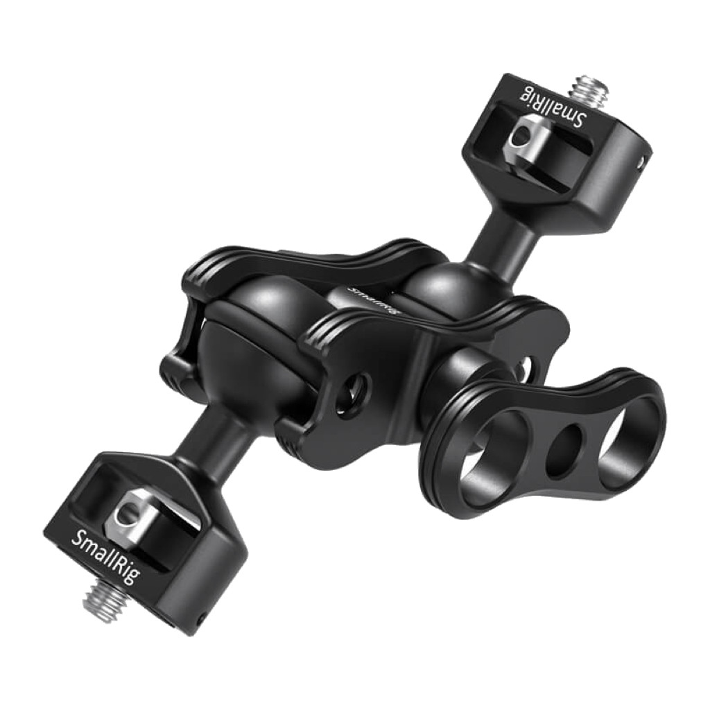 SmallRig magic arm with dual ball heads and a 1/4"-20 screw on each end