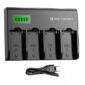 K&F Concept 4-Slot NP-F Battery Charging Station